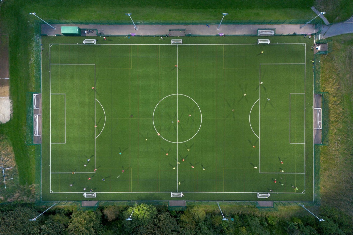 Pelouse d_un stade de football