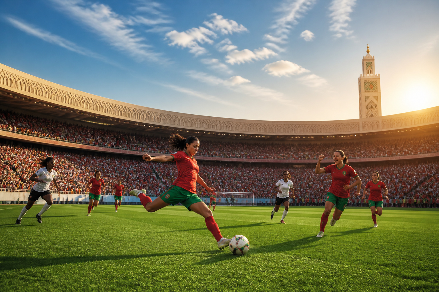 Football feminin lafrique en fete au maroc
