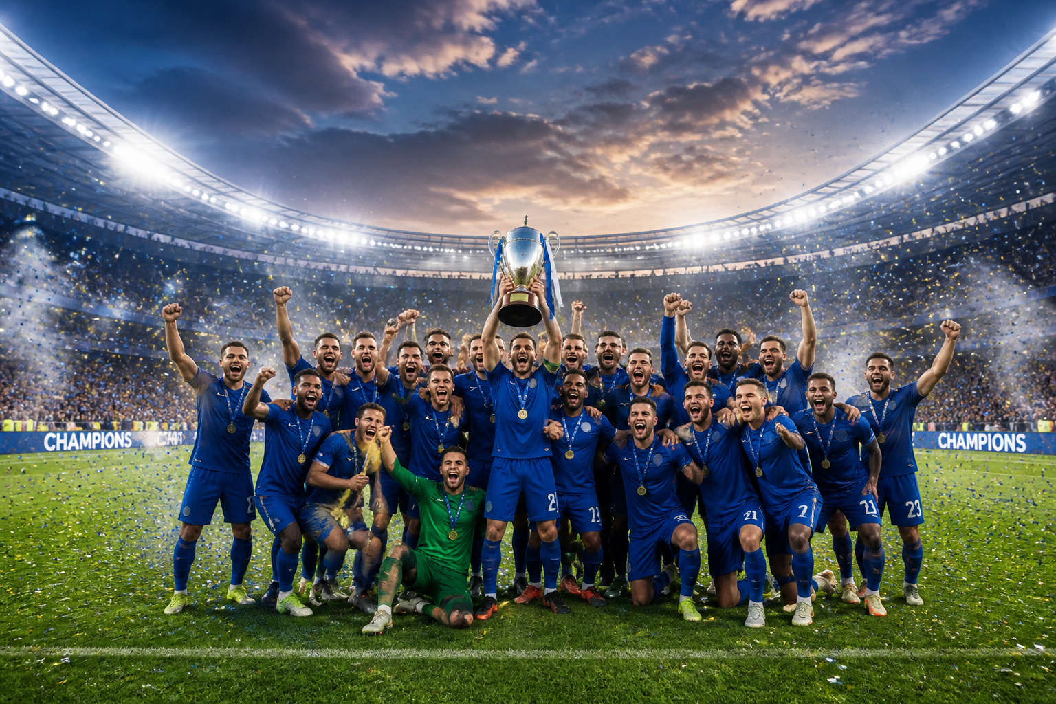Victoire legendaire de lequipe de football