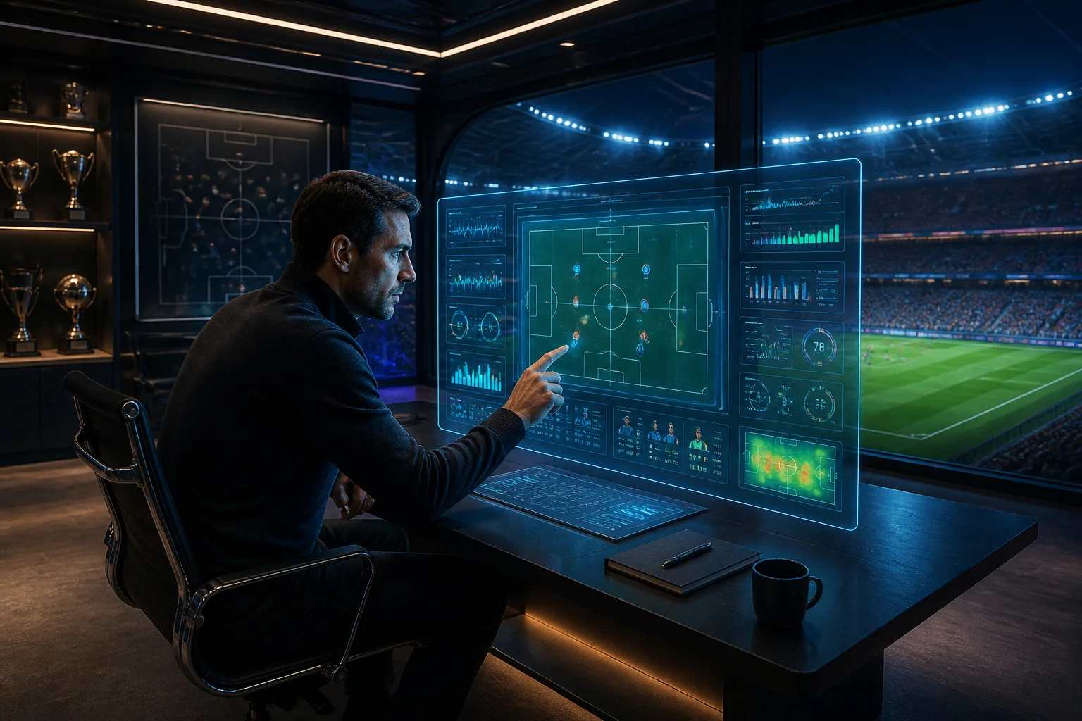 Le manager futuriste du football