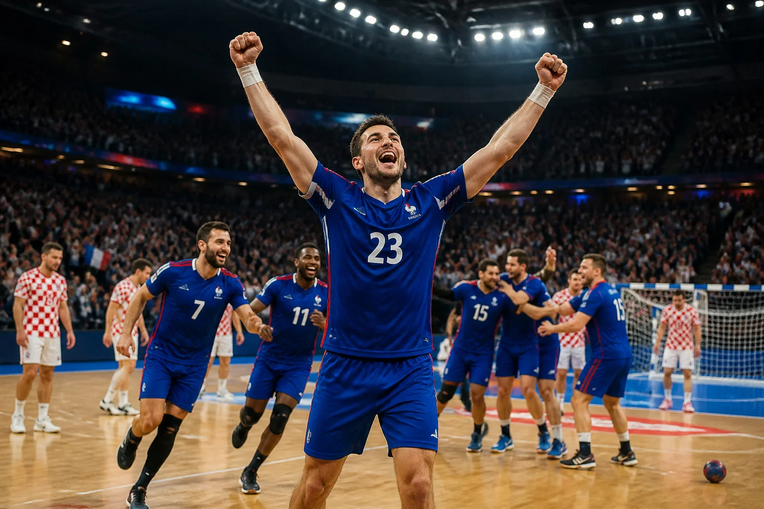 Victoire de la france en handball